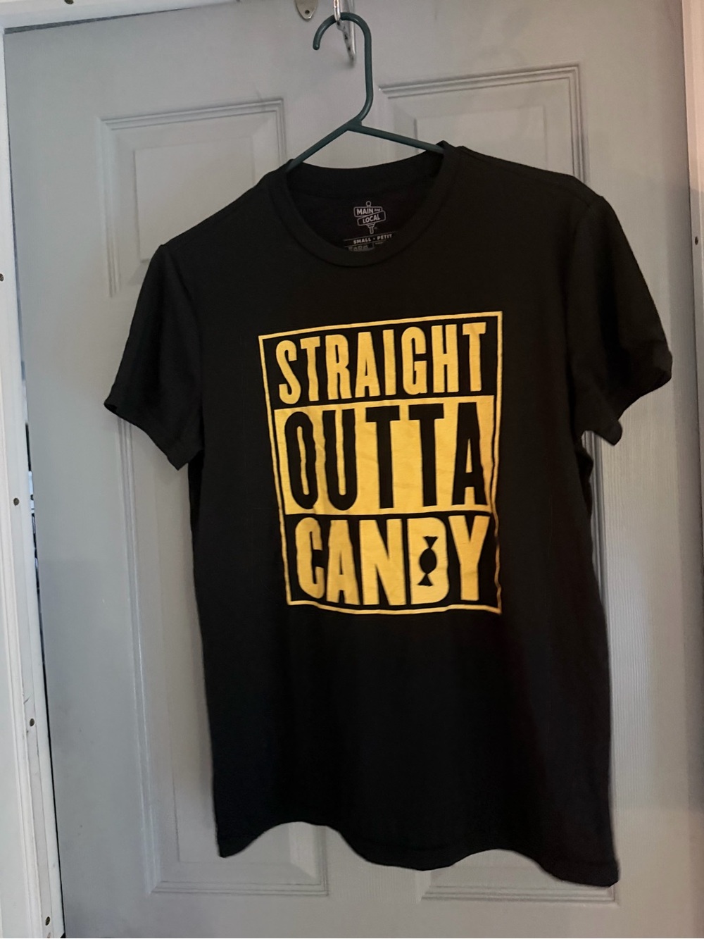 Halloween "Straight Outta Candy" Graphic Tee - main and local